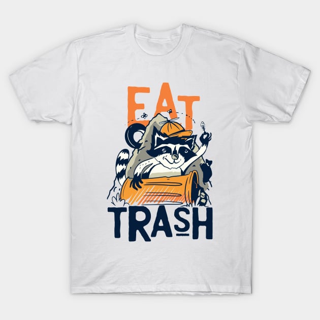 Let's Eat Trash & Get Hit By A Car T-Shirt by elaissiiliass